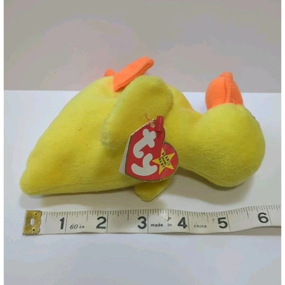TY QUAKERS the Duck Beanie Babies Collection RETIRED 4024 1993/1994